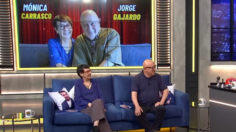 Mónica Carrasco y Jorge Gajardo | Captura: Todo va a estar bien de Vía X
