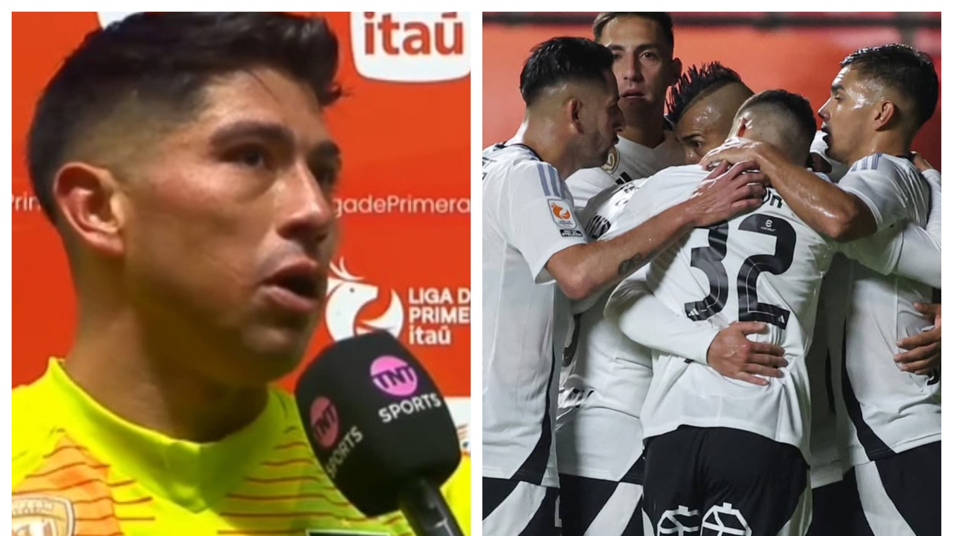 El arquero se emocionó en pantalla luego de comentar el ajustado triunfo de Colo Colo sobre Unión La Calera.