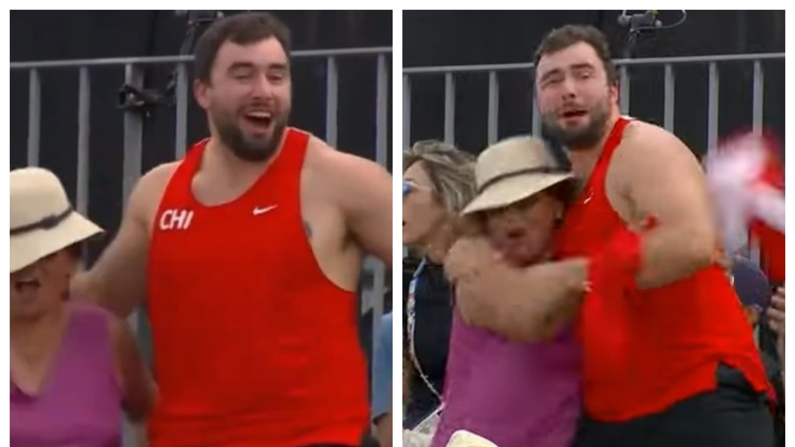 El atleta nacional se convirtió en viral de redes sociales luego de su desaforada celebración por la obtención de la presea dorada de Francisca Crovetto en París 2024.