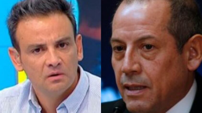 Gonzalo Ramírez y Sergio Muñoz, director de la PDI