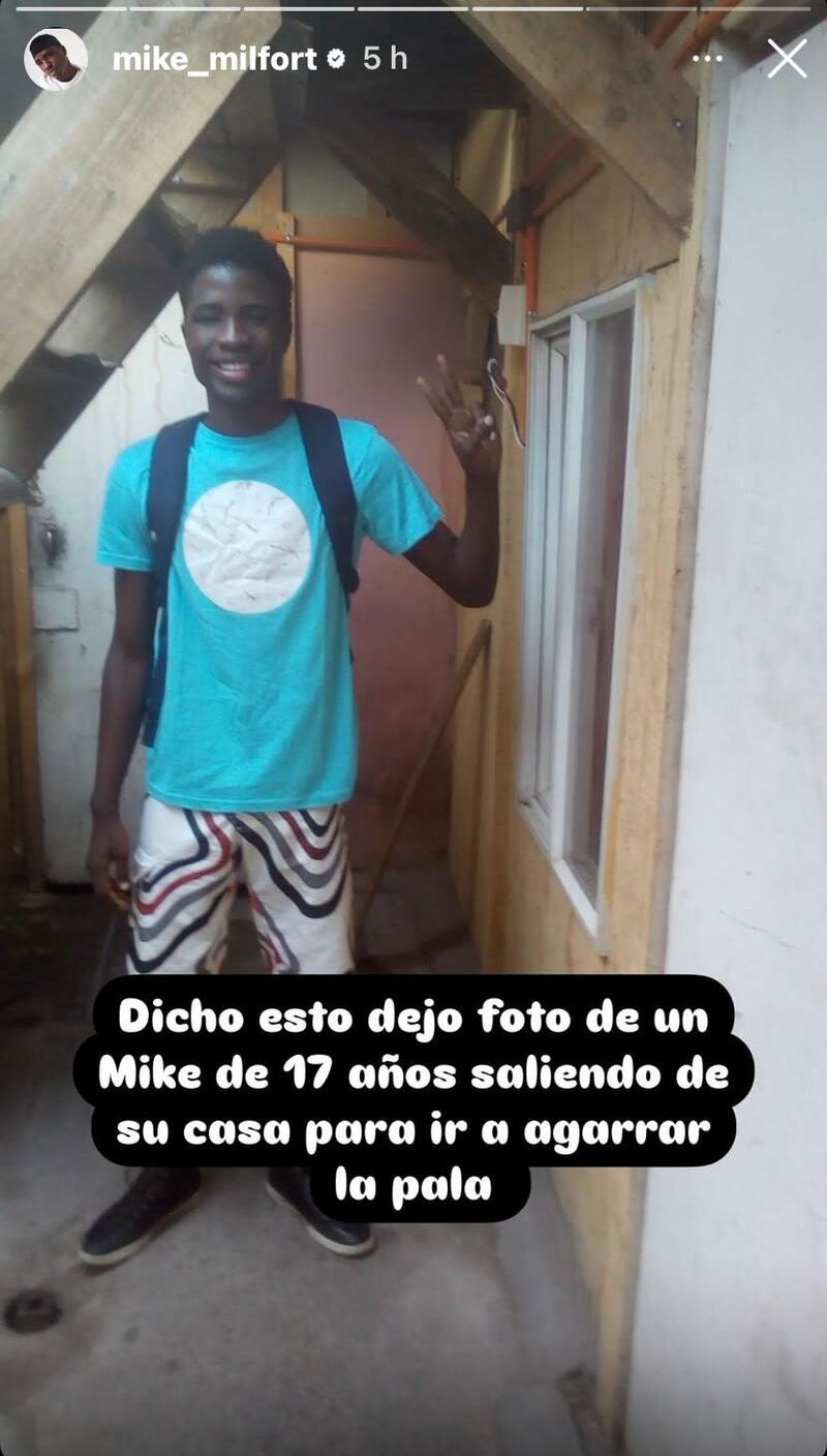Historias de Instagram @mike_milfort