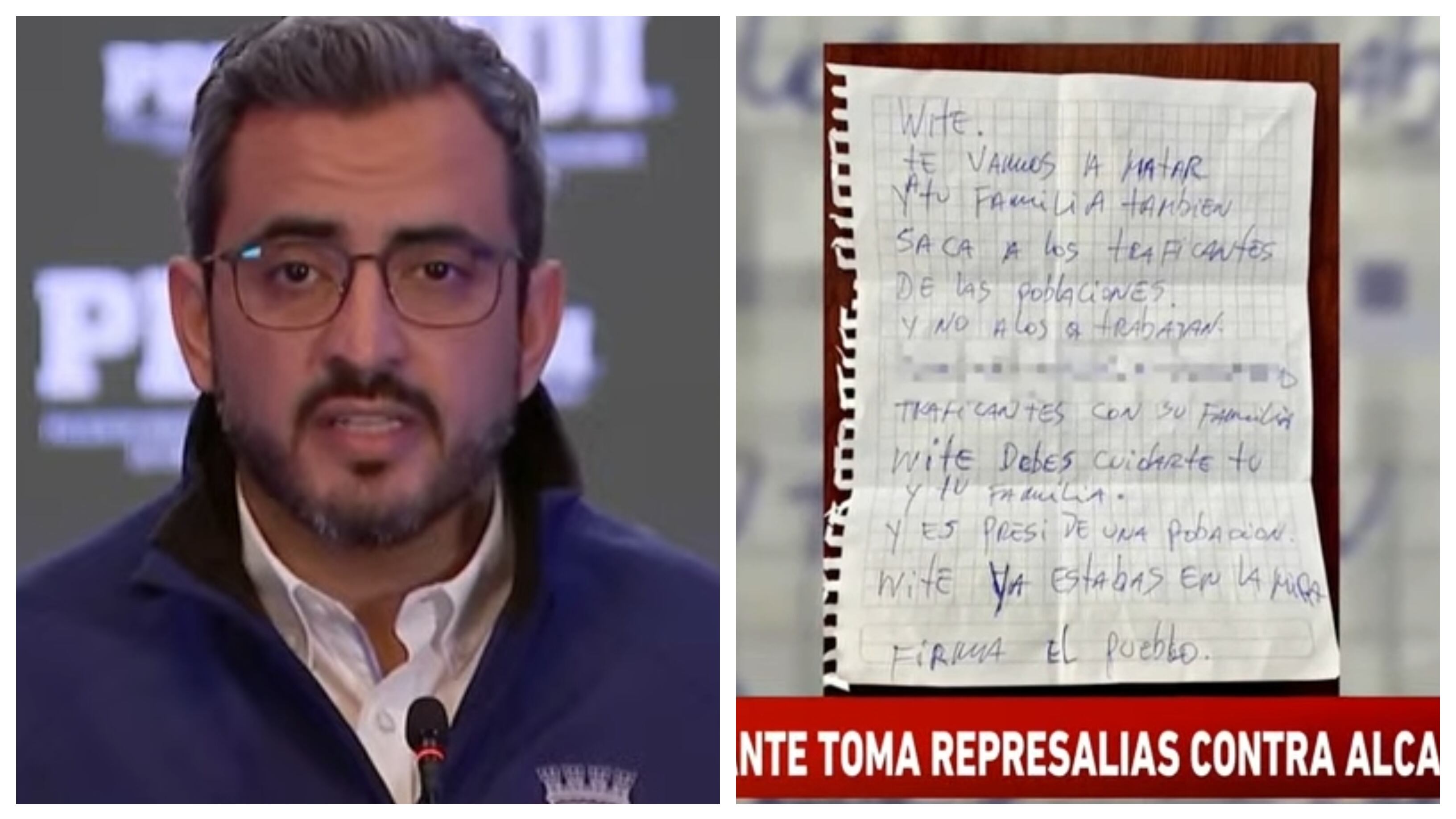 El alcalde de San Bernardo explicó esta mañana en el matinal de Mega pormenores de las denuncias de muerte que ha recibido de parte de desconocidos de la comuna.