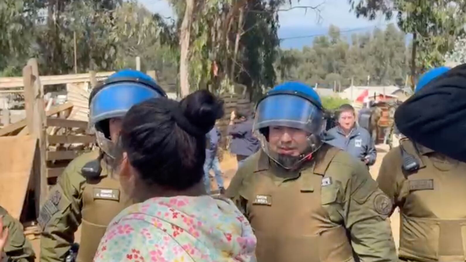 Desalojo toma de San Antonio