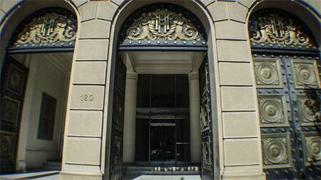 Fachada de La Dirección de Presupuestos, también conocida como Dipres.