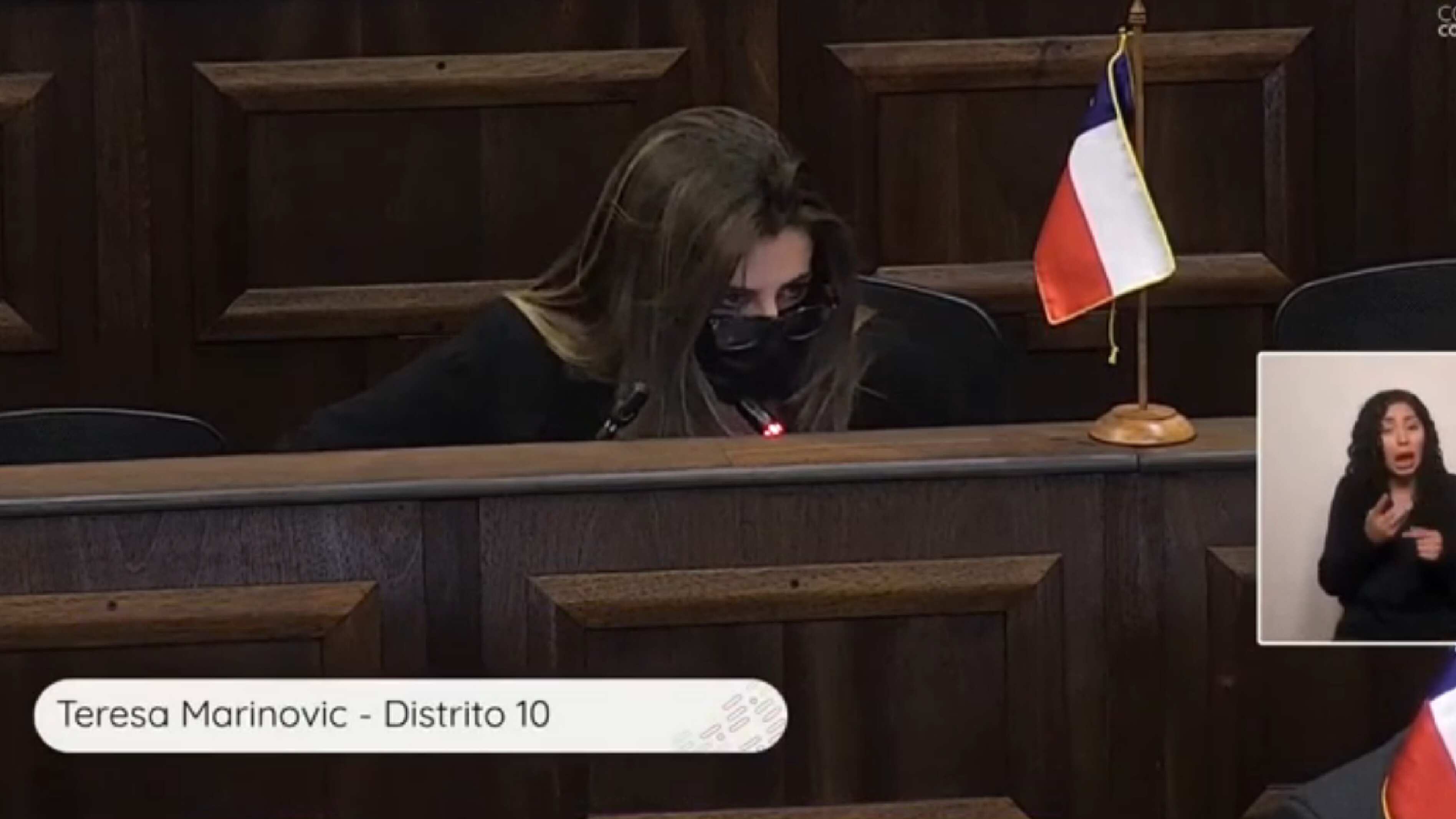 Tere Marinovic este martes.