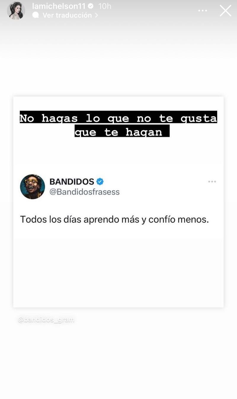 Historia de Ignacia Michelson | Fuente: Instagram
