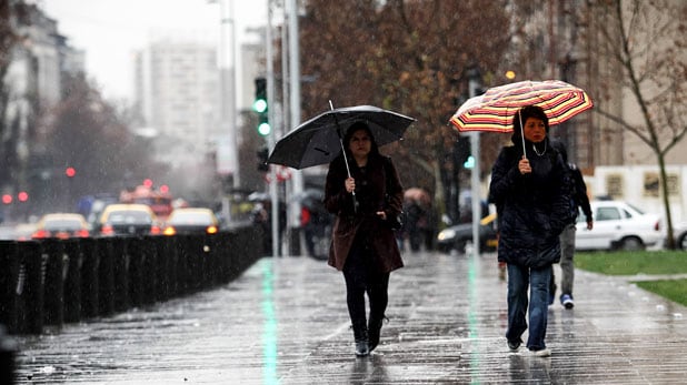 lluvia en santiagolluvia en santiago