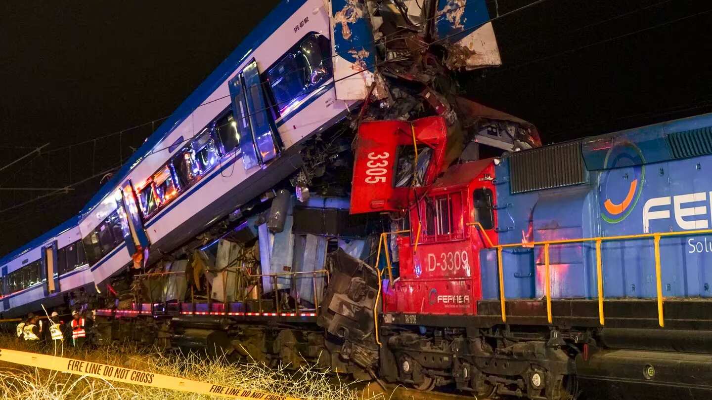 Choque trenes en San Bernardo | X