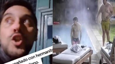 Desde hace unos días, seguidores de Gran Hermano, residentes en Argentina, se han ganado el cariño del público por ir hasta las afueras de la casa estudio donde se realiza el reality de CHV y gritan hacia el interior mensajes de apoyo hacia la Familia Lulo, compuesta actualmente por Constanza, Pincoya y Francisco.
Fue así como la noche del jueves repitieron con éxito la hazaña, puesto que la mayoría de las participantes, considerados el equipo rival se encontraban bañándose en la piscina, lo que permitió que escucharán clarito como el agua quién es la persona favorita del público y quién la traidora.
Rubén, Fran, Hans, Trinidad, Vivi y Jorge eran algunos de los que estaban disfrutando del agua temperada durante la noche, cuando fueron sorprendidos por los gritos desde el exterior.
“Te amo Coni”, “Trinidad traidora Trinidad”, se alcanza a escuchar, dejando a los participantes estupefactos. En otro video se ve a los consideros “héroes” gritando “Trinidad a placa”, “Coni, Pincoya, Panchito, Chile los ama”.