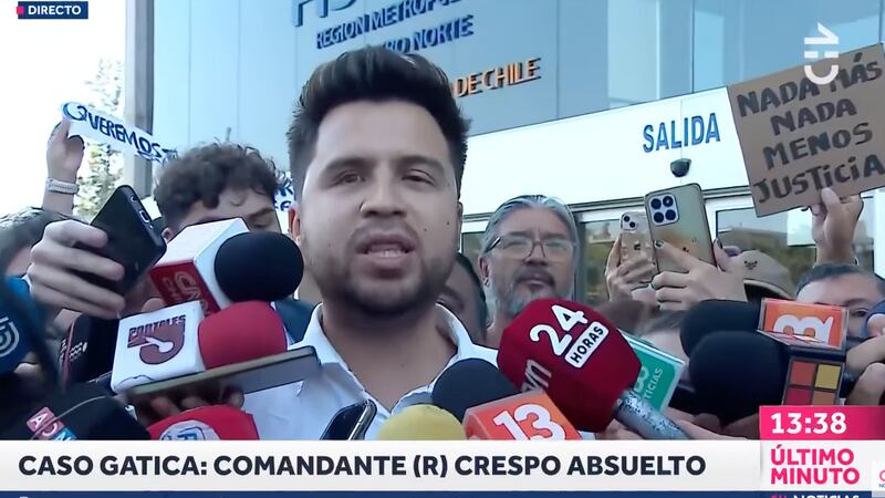 “Si es necesario llegar a cortes internacionales...”: Gustavo Gatica afirma que irá hasta “las últimas consecuencias” tras absolución de Claudio Crespo