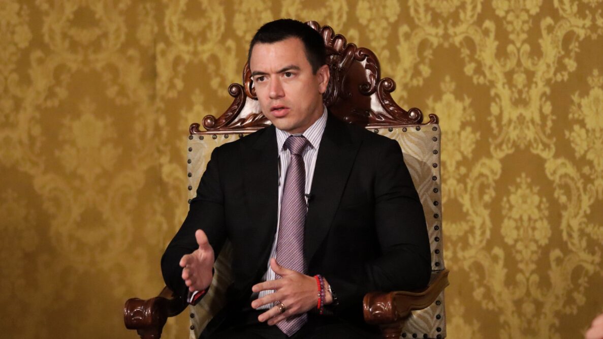 Daniel Noboa acordó incrementar la cooperación en seguridad y defensa con el Comando Sur de los Estados Unidos.