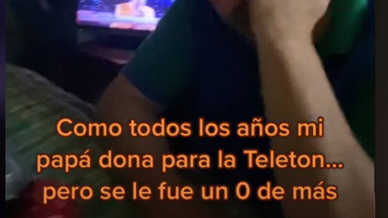 En el video que se viralizó en redes, la joven mostró la reacción de su padre al darse cuenta que agregó un cero de más al momento de depositar para la campaña solidaria. Gracias a la ayuda de los internautas, la historia tuvo un final feliz.