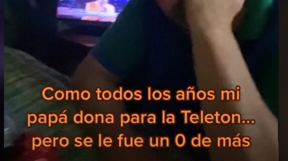 En el video que se viralizó en redes, la joven mostró la reacción de su padre al darse cuenta que agregó un cero de más al momento de depositar para la campaña solidaria. Gracias a la ayuda de los internautas, la historia tuvo un final feliz.