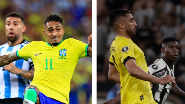 Selección brasileña y Botafogo / Getty y AP