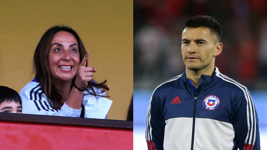 Cecilia Pérez y Charles Aránguiz