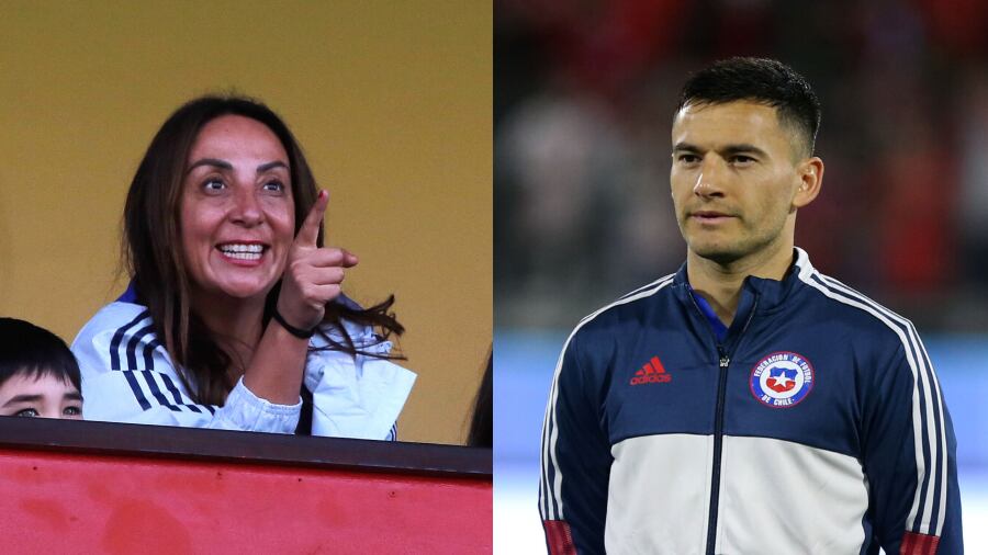 Cecilia Pérez y Charles Aránguiz