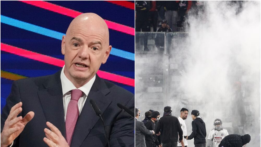 Gianni Infantino consternado por incidentes en el Estadio Monumental