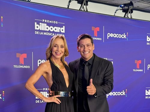 De Viña Del Mar a Miami: Karen Doggenweiler y Rafael Araneda deslumbraron en los Premios Billboard