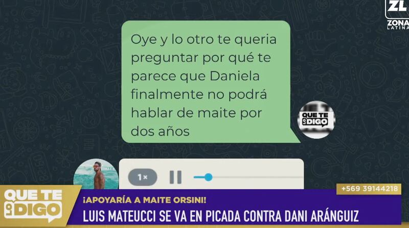 Captura Luis Mateucci en Que te lo Digo