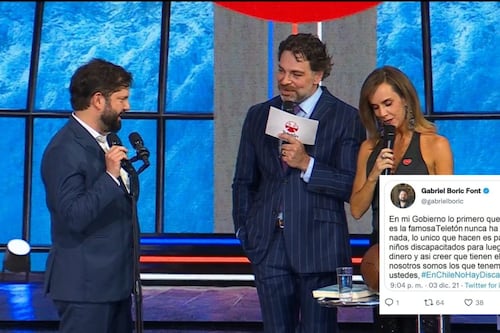 La mentira que vuelve cada año: ¿por qué dicen que Gabriel Boric quería acabar con la Teletón?