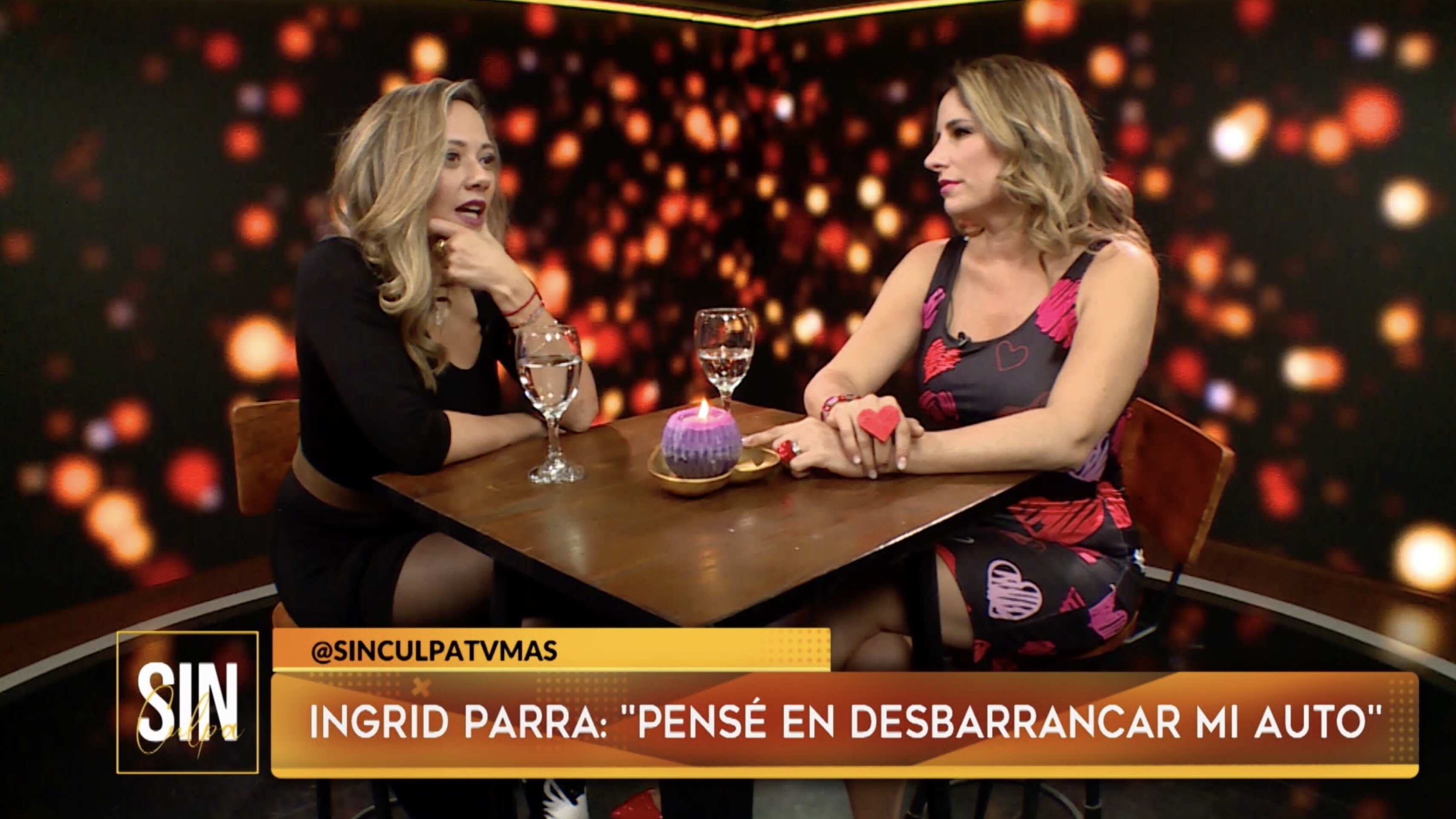 Ingrid Parra y Fran Sfeir, captura Programa Sin Culpa de TV+