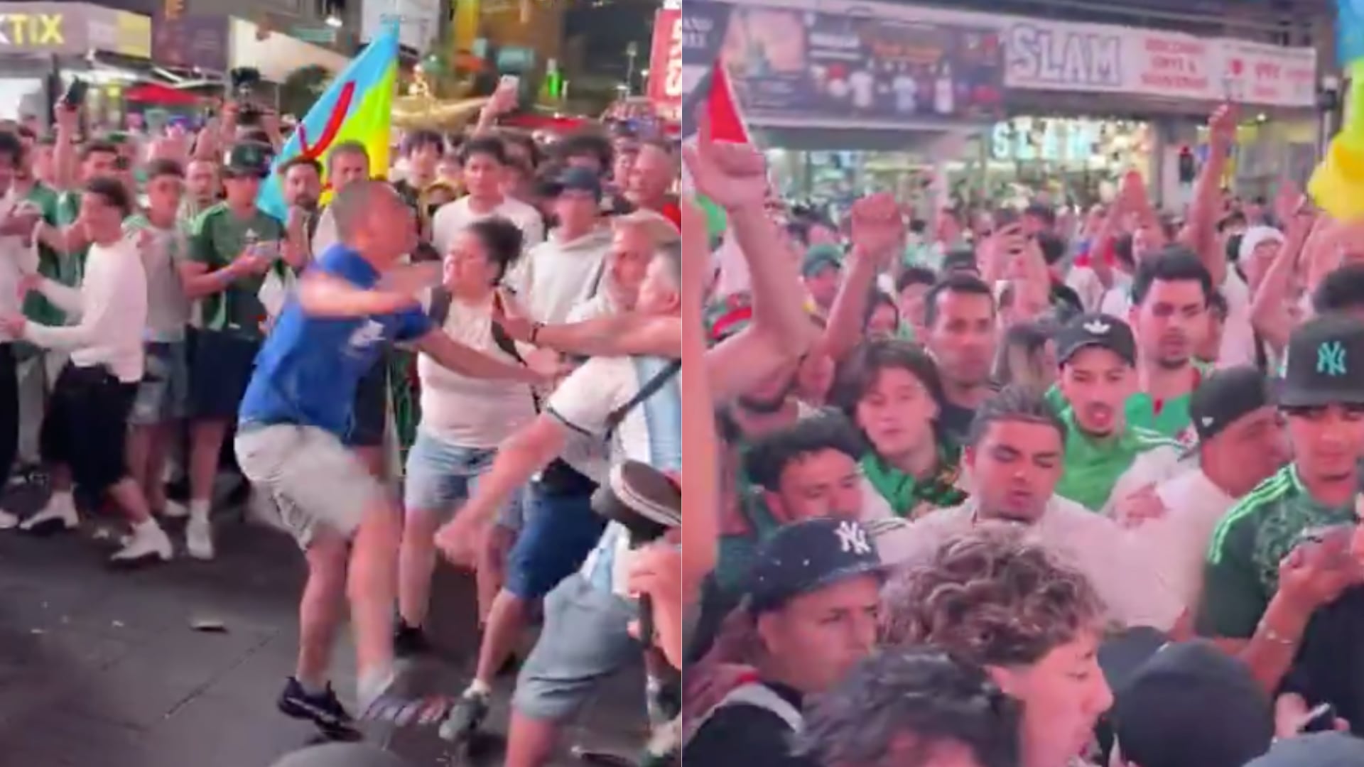 Pelea de hinchas en Estados Unidos - Fotos: Capturas de pantalla tomadas el 16 de junio del 2026