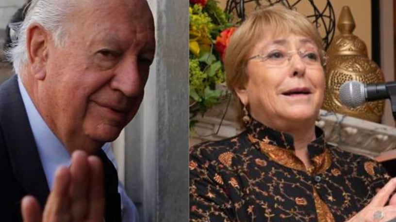 Ricardo Lagos y Michelle Bachelet