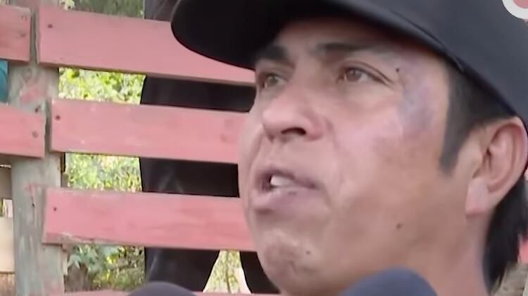 Poblador desalojo de Megatoma de San Antonio