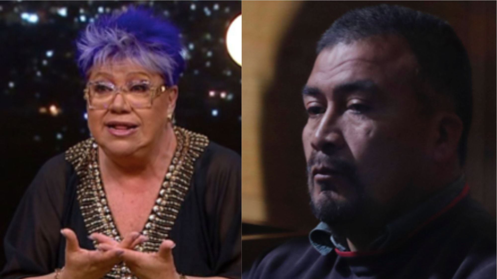 Paty Maldonado y Héctor Llaitul