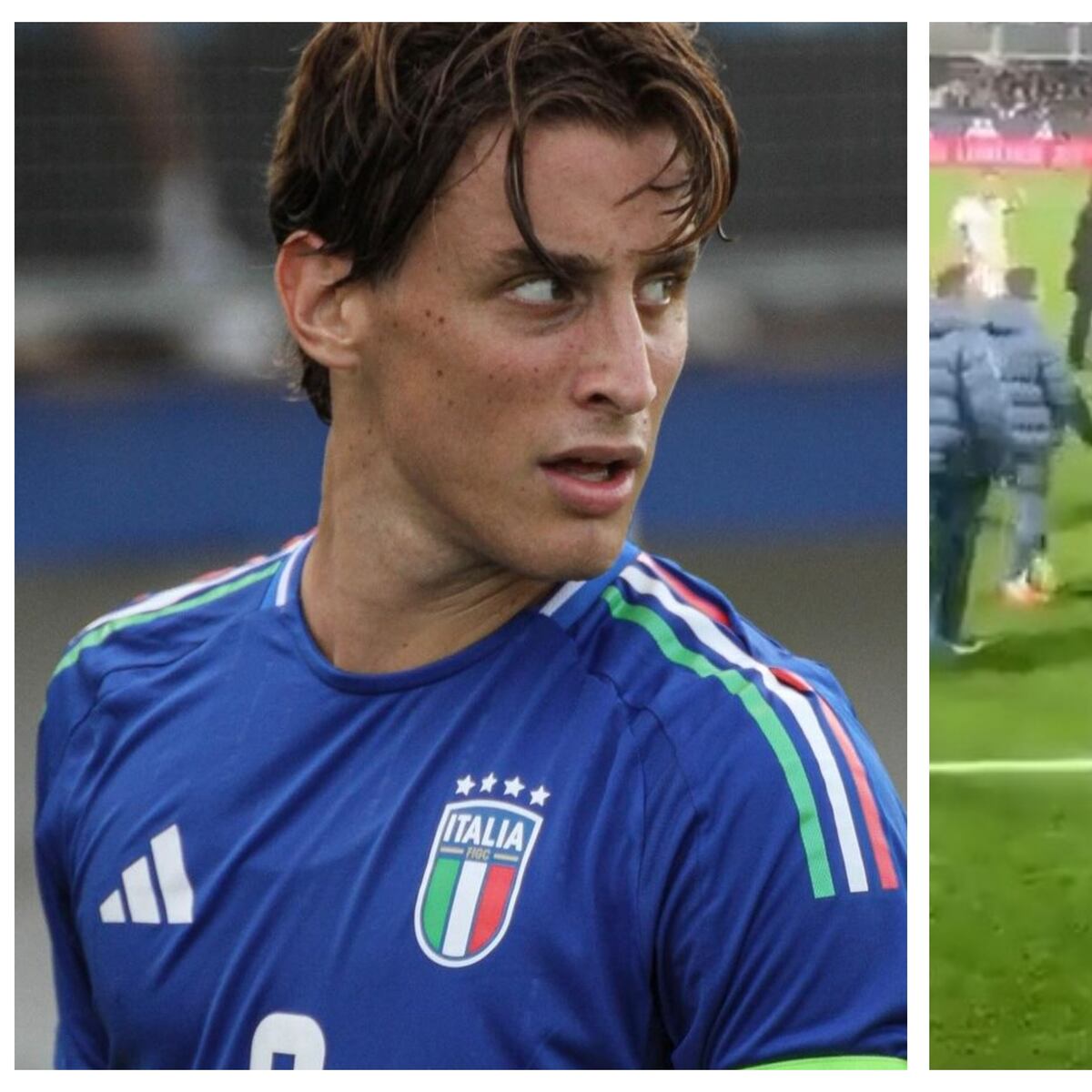 Futbolista italiano despierta tras desvanecerse en el campo Futbolista italiano despierta tras desvanecerse en el campo