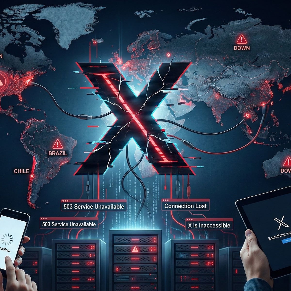 Falla global de Twitter afecta a millones de usuarios Falla global de Twitter afecta a millones de usuarios