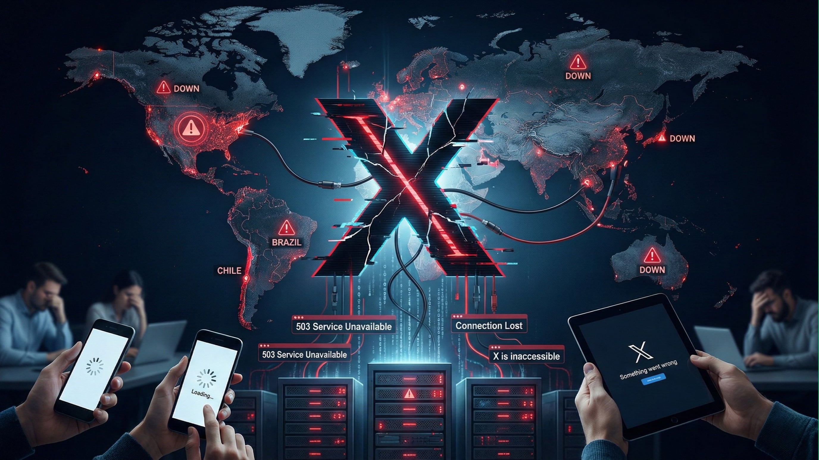 La mayoría de los reportes apuntó a que X no permitía iniciar sesión ni cargar la plataforma en web o aplicación.