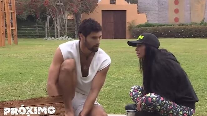 El joven modelo encaró a Pamela Díaz tras los dichos de Miguelito respecto de su relación amorosa en el reality de Canal 13.