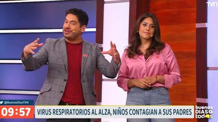 El periodista se mostró entusiasmado de llegar a la animación de "Buenos días a todos", aunque sea por dos semanas, según informó TVN.