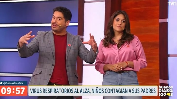 El periodista se mostró entusiasmado de llegar a la animación de "Buenos días a todos", aunque sea por dos semanas, según informó TVN.