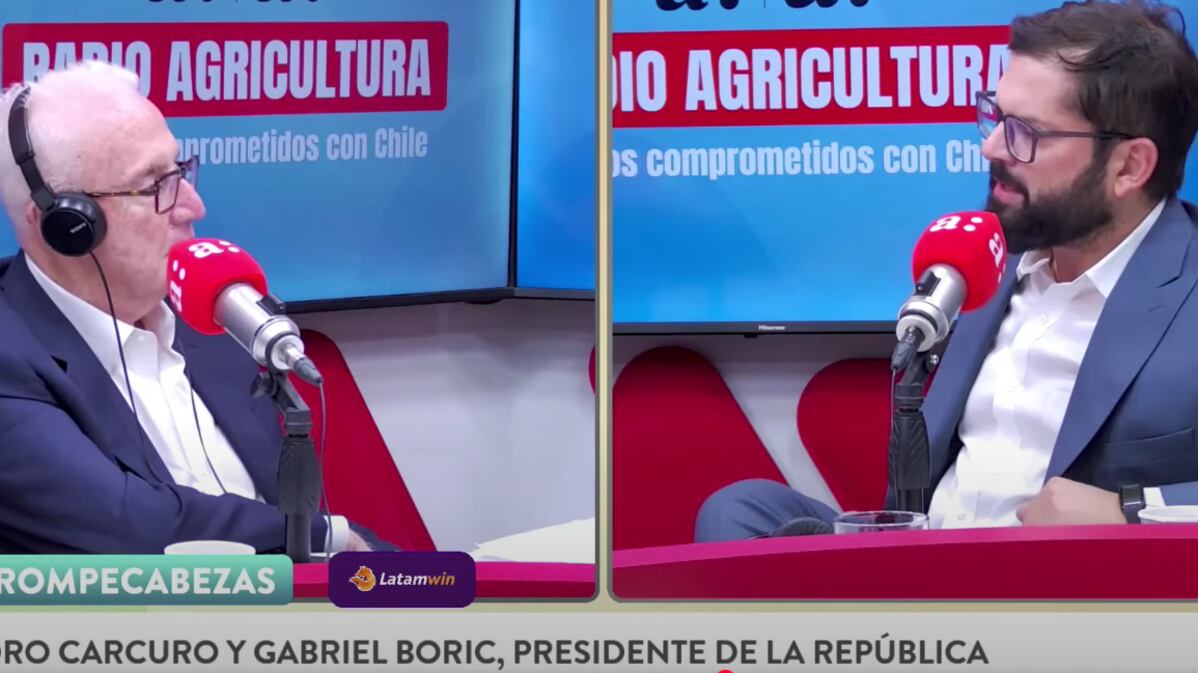 El presidente Gabriel Boric fue invitado al programa El Rompecabezas del periodista Pedro Carcuro.