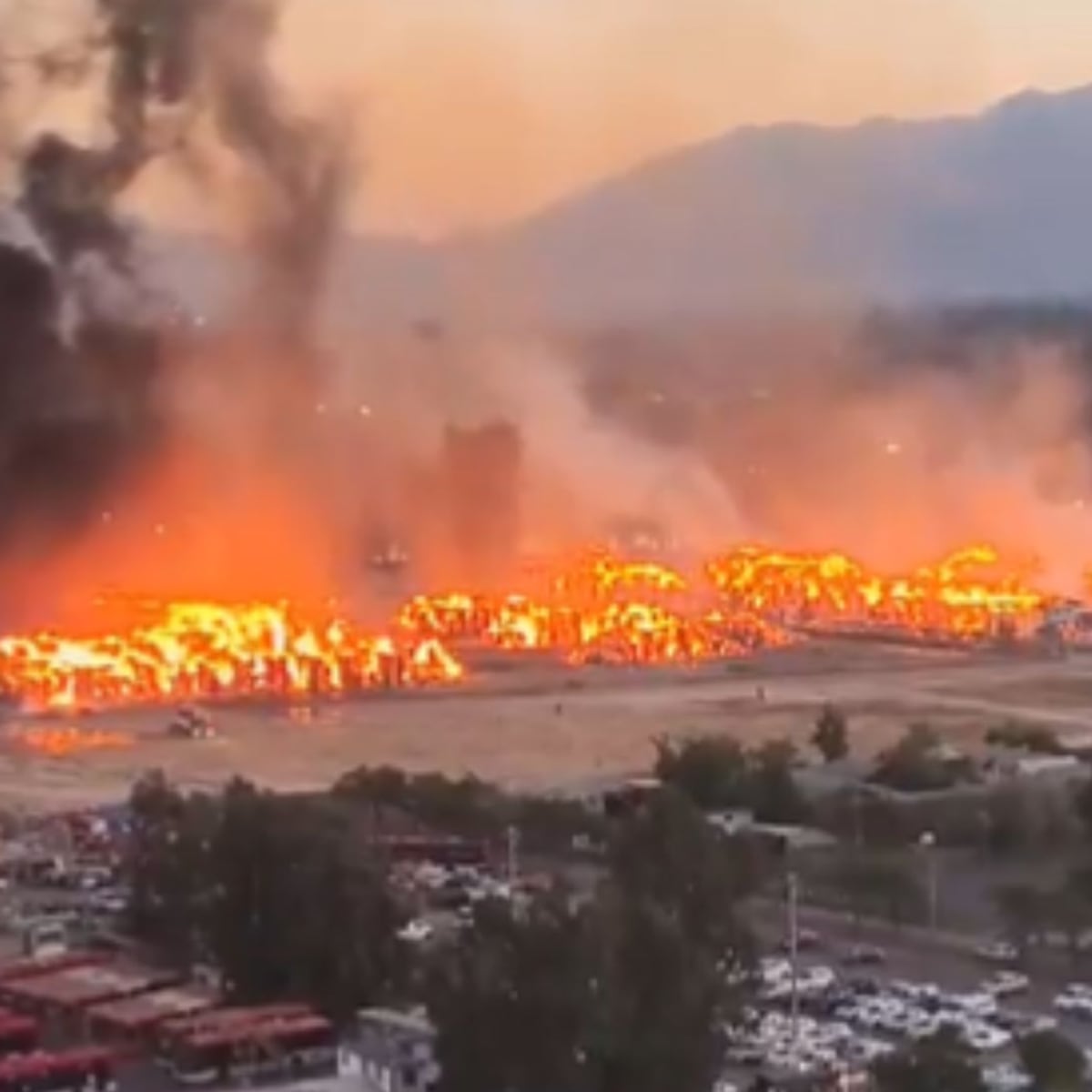Incendio en planta CMPC de Puente Alto activa Alerta SAE Incendio en planta CMPC de Puente Alto activa Alerta SAE
