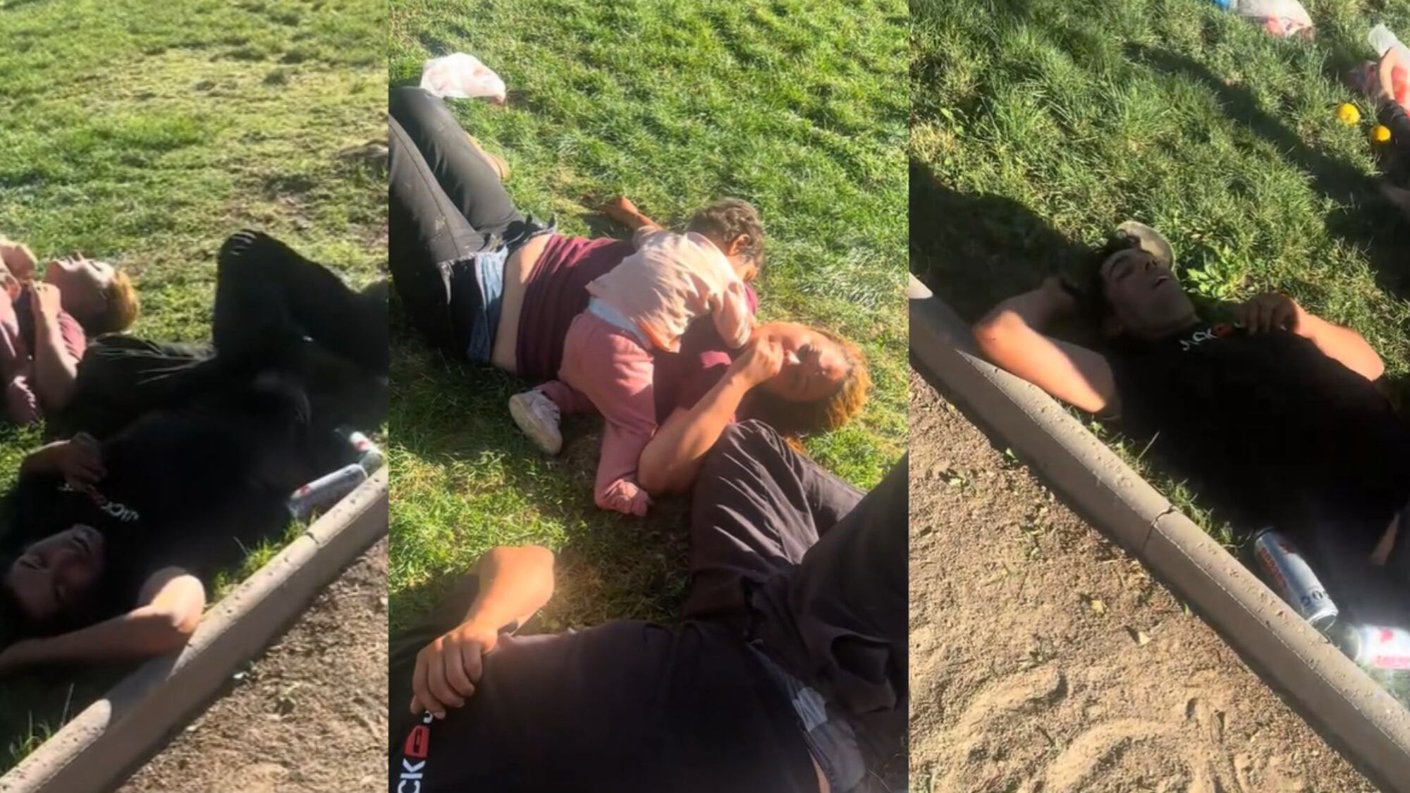 Insólito video de vulneración a un bebé sacó ronchas en redes: padres estaban ebrios en plaza de Puente Alto