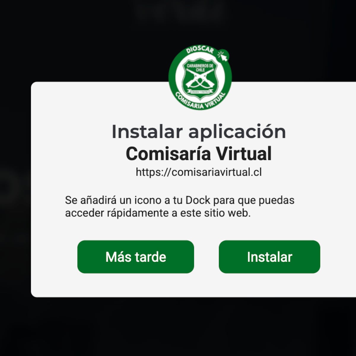 Carabineros pide paciencia por filas en Comisaría Virtual Carabineros pide paciencia por filas en Comisaría Virtual