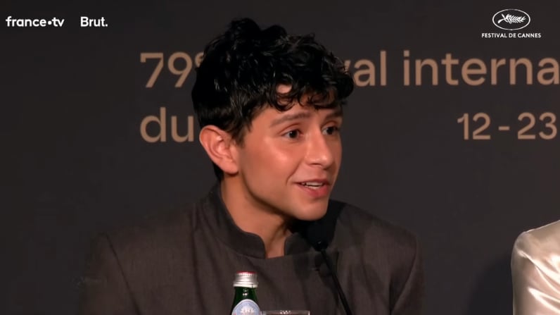 Diego Céspedes | Captura: Youtube @TVFestivaldeCannes