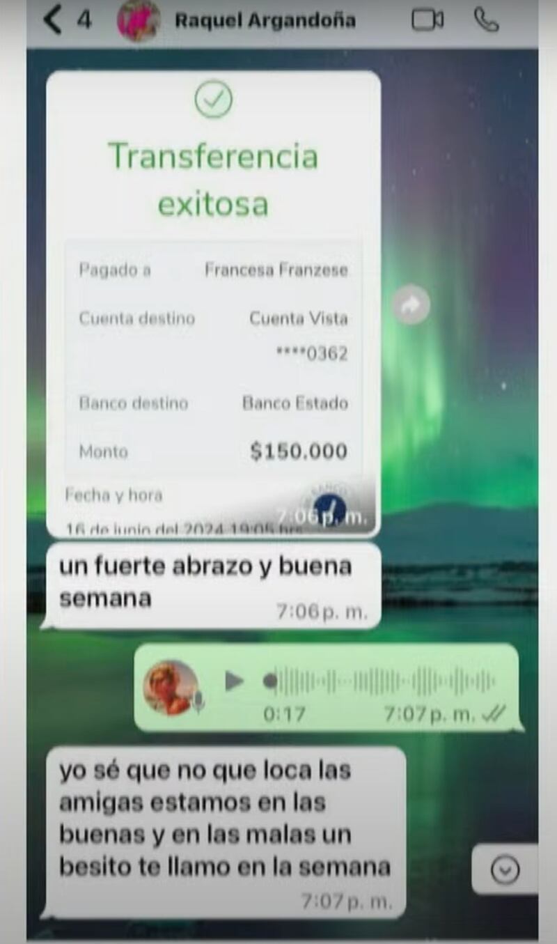 Conversación de Francesca Franzese con Raquel Argandoña | Captura: Zona Latina