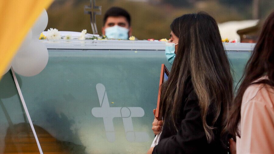 La mamá de Tomás Bravo.