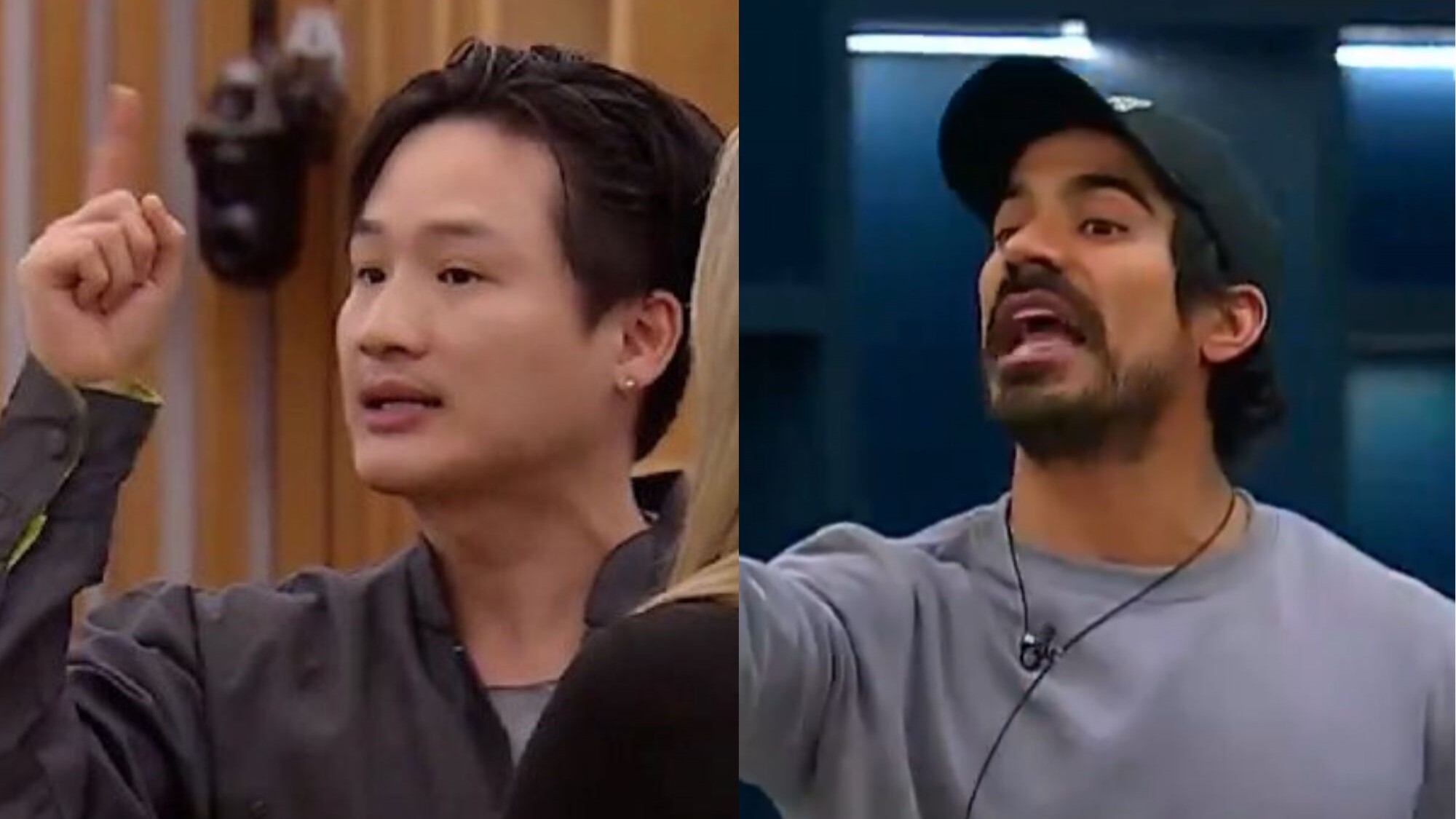 pelea de Yuhui y Sebastián en Gran Hermano