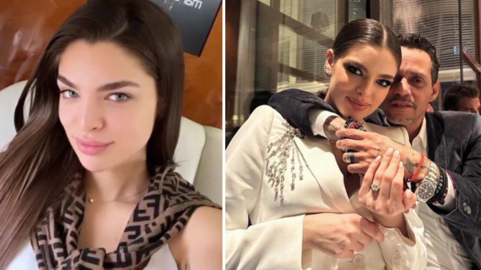 Nadia Ferreira y Marc Anthony