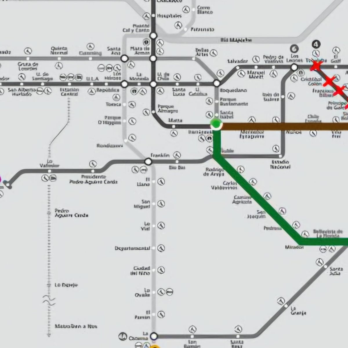 Interrupción de casi dos horas en Línea 1 del Metro de Santiago Interrupción de casi dos horas en Línea 1 del Metro de Santiago
