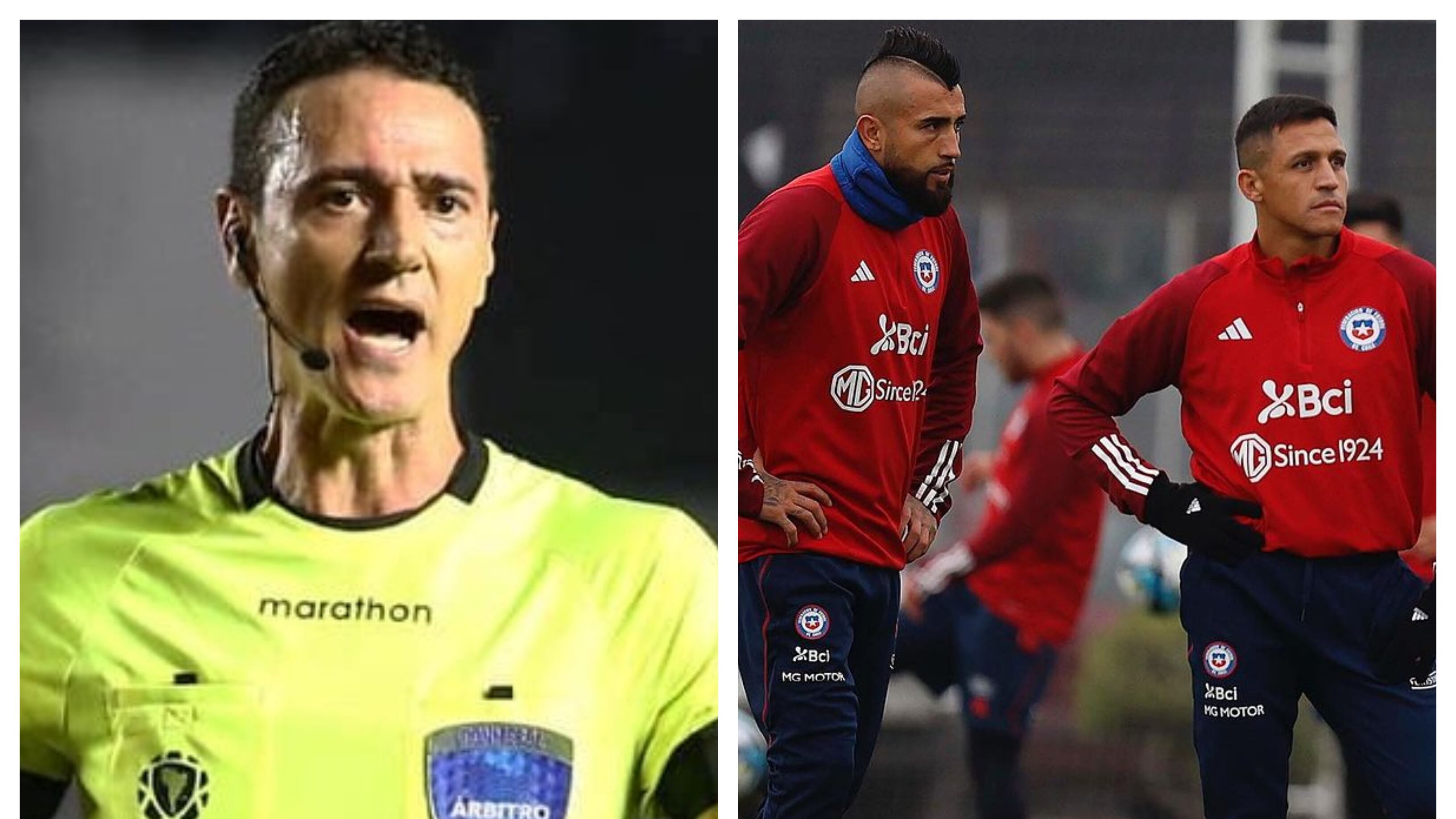 El árbitro colombiano fue designado por la Conmebol como el juez principal del encuentro de Chile ante Perú.