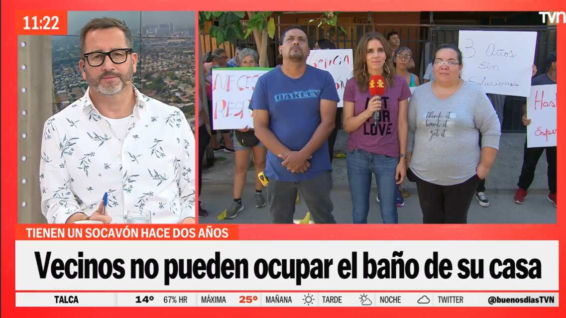 Eduardo Fuentes - Socavón en La Florida | TVN