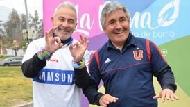 Patricio Mardones y Juvenal Olmos adelantaron Clásico Universitario con “pichanga” en La Reina