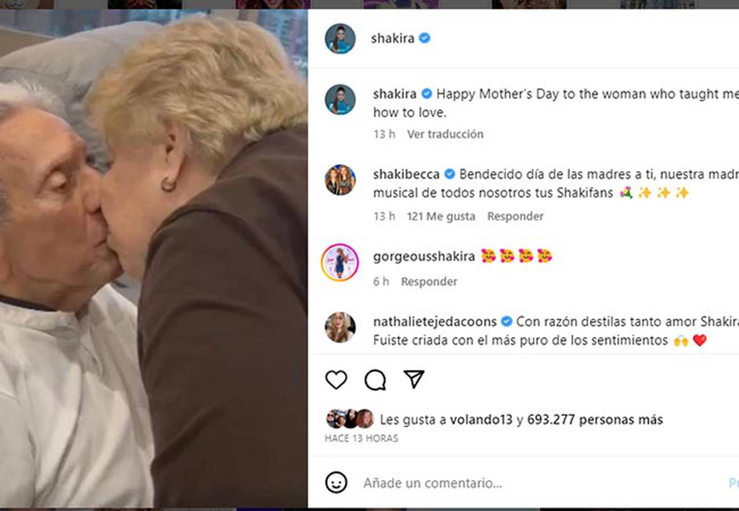 Shakira padres