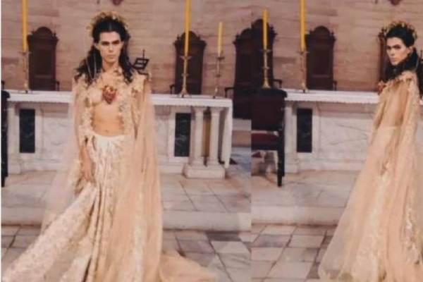 Indignación de fieles por sesión de fotos de modelo trans al interior de Catedral de La Serena  